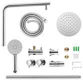 Expert Homewares Mikolaj Twin Shower Tap Set