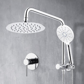 Expert Homewares Suri 200mm Short Twin Shower Mixer Set