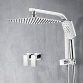 Expert Homewares Alessandro Short Twin Shower Tap Set