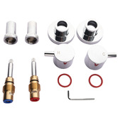 Expert Homewares Suri Short Twin Shower Tap Set