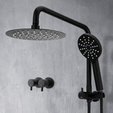 Expert Homewares Suri Short Twin Shower Tap Set