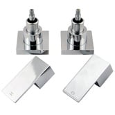 Expert Homewares Alessandro Short Twin Shower Tap Set