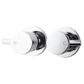 Expert Homewares Suri Short Twin Shower Tap Set