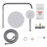 Expert Homewares Suri Short Twin Shower Tap Set