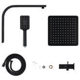 Expert Homewares Alessandro Short Twin Shower Tap Set