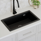 Expert Homewares 730mm Single Granite Composite Kitchen Sink
