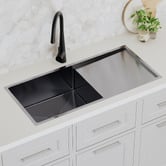 Expert Homewares Deso 960mm Single Kitchen Sink with Drainer