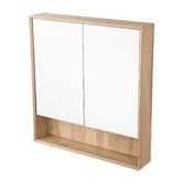 Expert Homewares Crovyn 750mm Mirrored Shaving Cabinet with Open Shelf