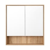 Expert Homewares Crovyn 750mm Mirrored Shaving Cabinet with Open Shelf