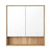 Expert Homewares Crovyn 900mm Mirrored Shaving Cabinet with Open Shelf