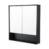 Expert Homewares Crovyn 900mm Mirrored Shaving Cabinet with Open Shelf