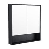 Expert Homewares Crovyn 900mm Mirrored Shaving Cabinet with Open Shelf