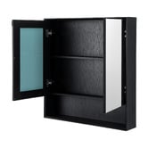 Expert Homewares Crovyn 900mm Mirrored Shaving Cabinet with Open Shelf