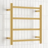 Expert Homewares Solander 500 x 520mm 4 Bar Heated Towel Rail