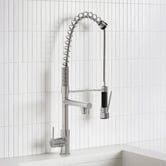 Expert Homewares Double Spout Pull Down Kitchen Sink Mixer