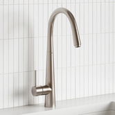 Expert Homewares Pierre 610mm Smooth Front Fireclay Kitchen Sink &amp; Mixer Package