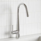 Expert Homewares Pierre 610mm Smooth Front Fireclay Kitchen Sink &amp; Mixer Package