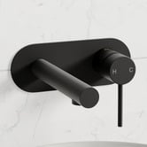 Expert Homewares Solander 210mm Straight Bath/basin Wall Mixer Set