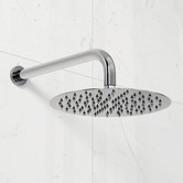 Expert Homewares Solander Round Ultrathin 250mm Shower Arm &amp; Head