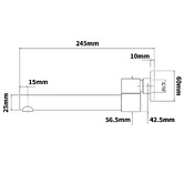 Expert Homewares Euro Swivel Bath Tap Set