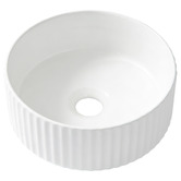 Expert Homewares Zoya 280mm Gloss White Round Ceramic Basin