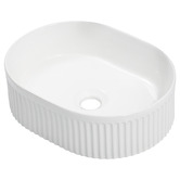 Expert Homewares Zoya 400mm Gloss White Pill Ceramic Basin