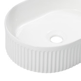 Expert Homewares Zoya 400mm Gloss White Pill Ceramic Basin