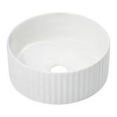 Expert Homewares Zoya 280mm Gloss White Round Ceramic Basin