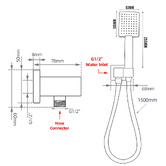 Expert Homewares Daria Hand-held Shower