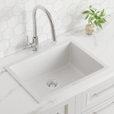 Expert Homewares 610mm Single Dark Grey Granite Composite Kitchen Sink