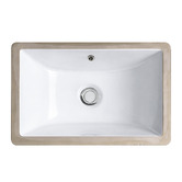 Expert Homewares Cambridge Curved White Ceramic Undermount Basin