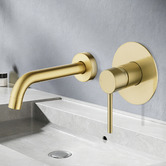 Expert Homewares Euro 195mm Wall Mounted Bath Spout &amp; Mixer Set