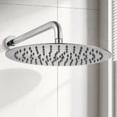Expert Homewares Euro 300mm Round Super-Slim Shower Arm &amp; Head
