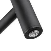 Expert Homewares Solander 500 x 520mm Matte Black 4 Bar Heated Towel Rail