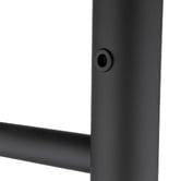 Expert Homewares Solander 500 x 520mm Matte Black 4 Bar Heated Towel Rail