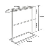 Expert Homewares Vireon 650mm Towel Stand