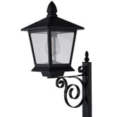 Expert Homewares Zander Solar Lamp Post Lights