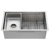 Expert Homewares Barossa 680mm Single Stainless Steel Kitchen Sink &amp; Accessories Package