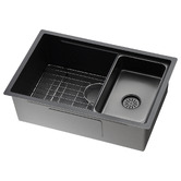 Expert Homewares Barossa 680mm Single Stainless Steel Kitchen Sink &amp; Accessories Package