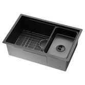 Expert Homewares Barossa 680mm Single Stainless Steel Kitchen Sink &amp; Accessories Package