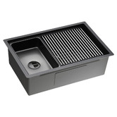 Expert Homewares Barossa 680mm Single Stainless Steel Kitchen Sink &amp; Accessories Package