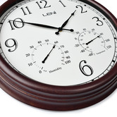 Leni 60cm Rust Leni Metal Outdoor Wall Clock