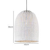 Thabisa Lighting Bowerbird Rattan Pendant Light