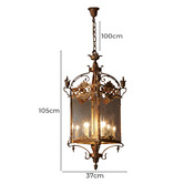 Thabisa Lighting 3 Light Riems Metal Pendant