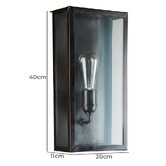Thabisa Lighting Charlotte Outdoor Flush Mount Wall Light