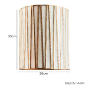 Thabisa Lighting Farah Flush Mount Wall Light