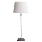 Thabisa Lighting Shiny Nickel Adem Table Lamp Base
