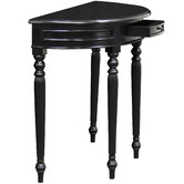 La Verde Larsson Curved Mahogany Console Table