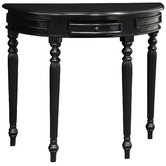 La Verde Larsson Curved Mahogany Console Table