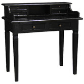 La Verde Black Larsson Mahogany Writing Desk